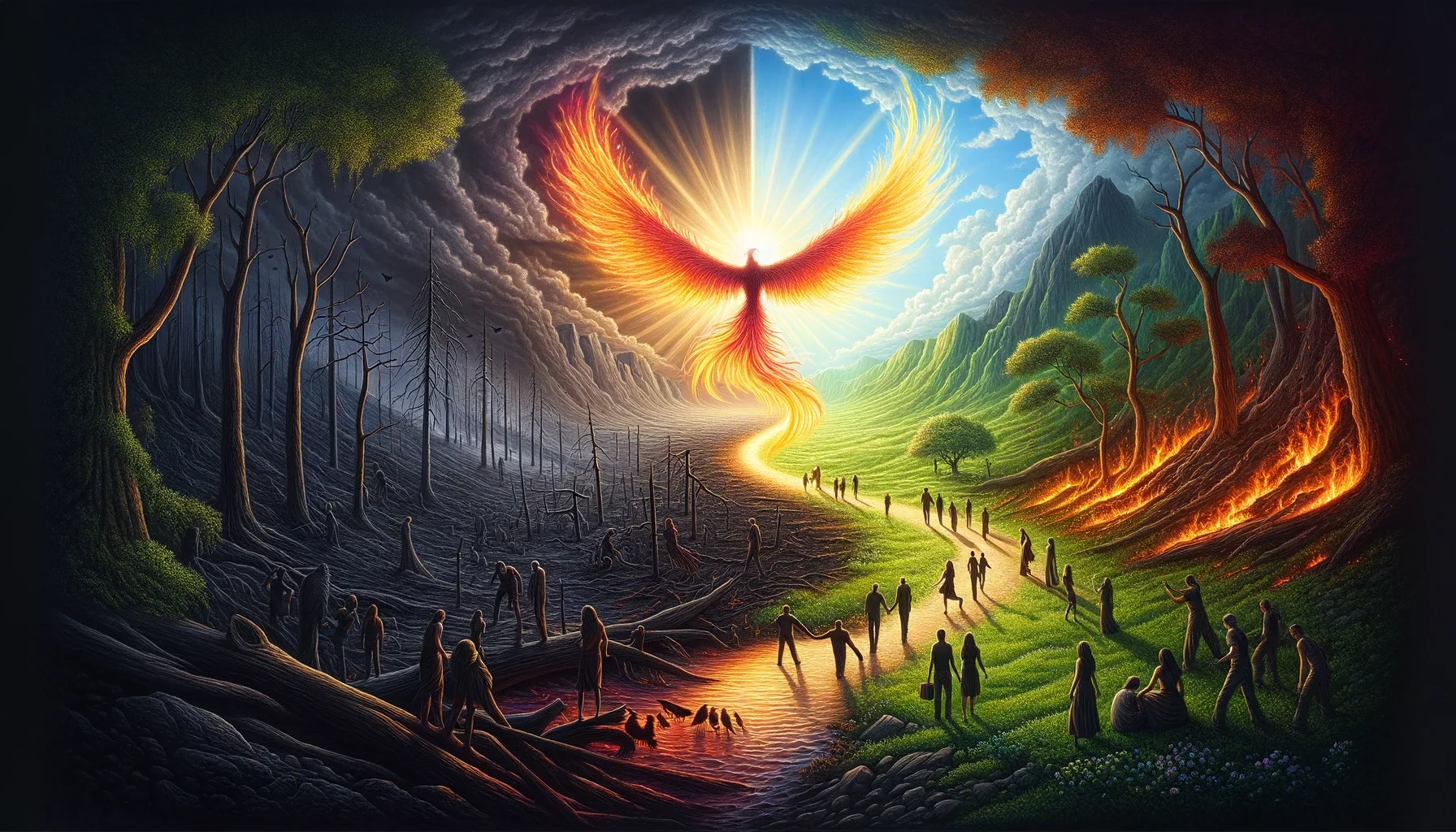 Rising from the Ashes: Embracing Hope in Times of Despair